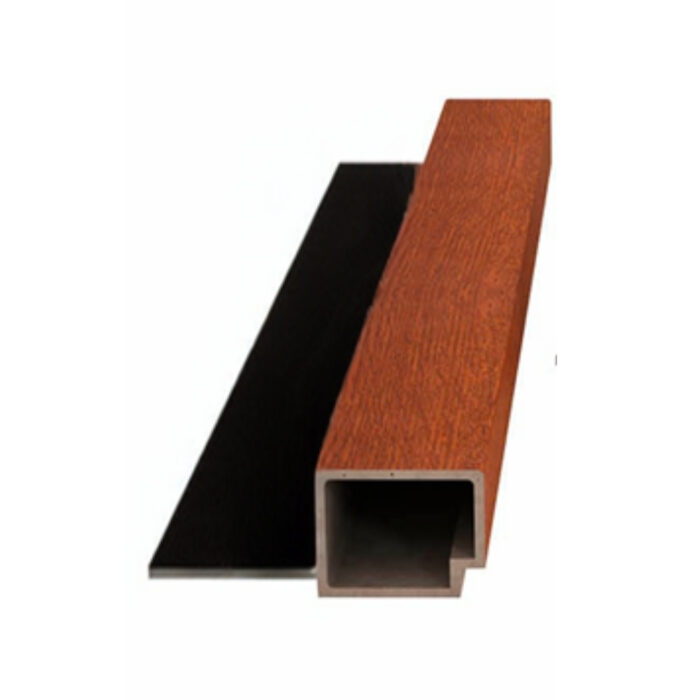 dış cephe wpc tekli model çift renk bitiş