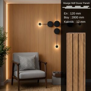 Muege Slim Model Mdf Duvar Paneli